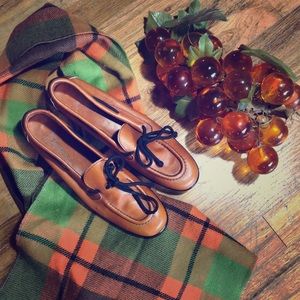 Vintage Saks Fifth Avenue Leather Loafers 8N